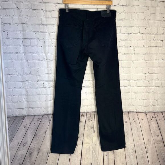 Adriano Goldschmied AG The Protege Straight Leg Mens Black Jeans size W34 x L34 - Picture 7 of 12